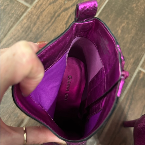 Metallic Pink Booties - Picture 3 of 5